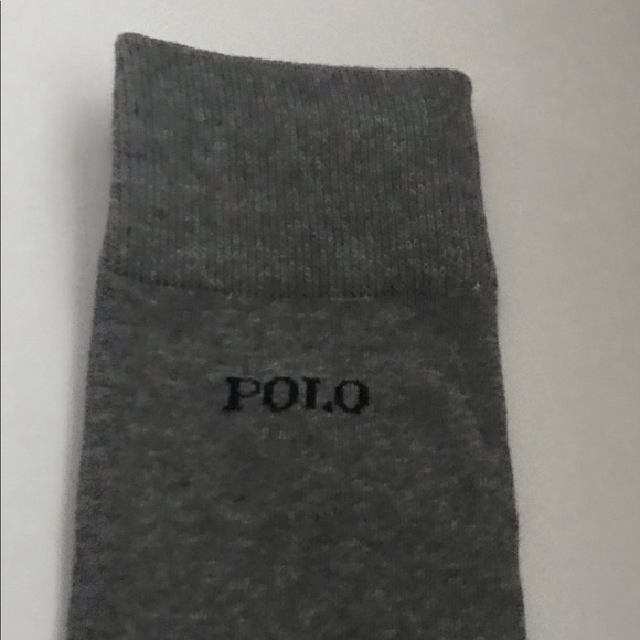 New Polo Ralph Lauren Men’s Socks POLO Written on Tops of both sides of socks - Picture 4 of 14